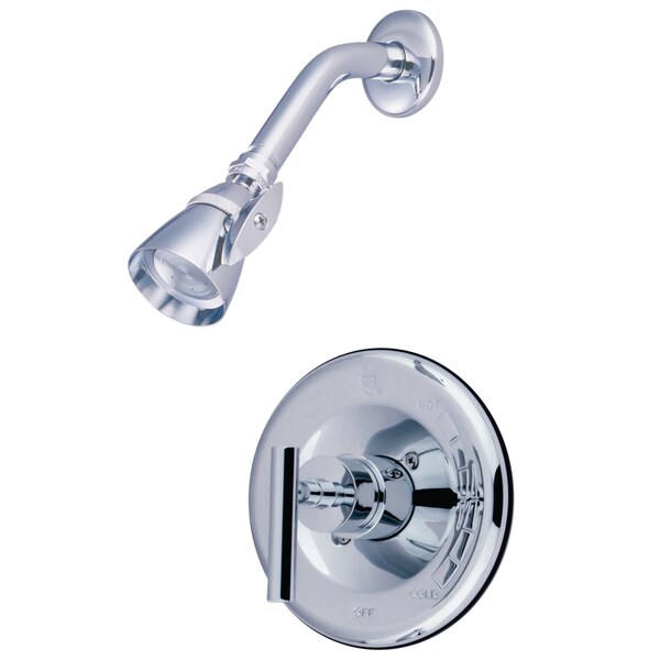 Shower Faucet, 2, Wall Mount, Polished Chrome